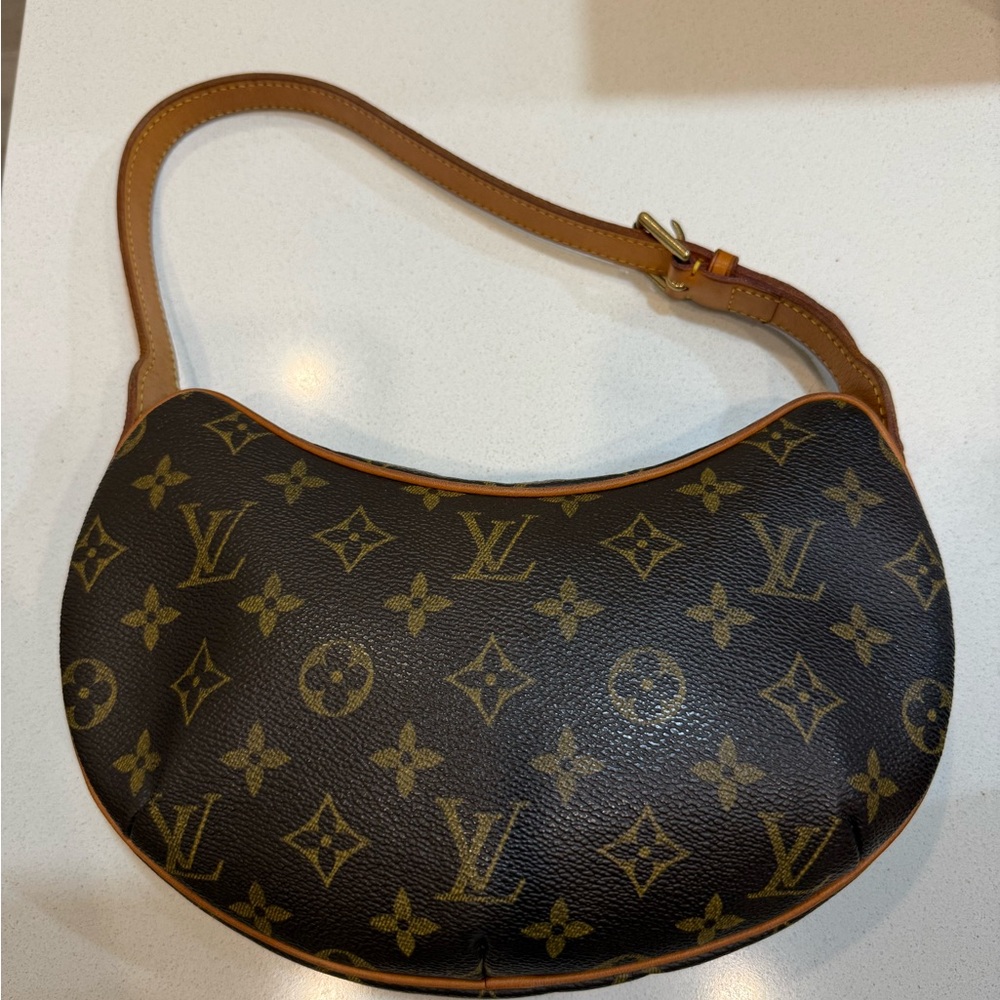 Vintage Louis Vuitton Croissant PM Monogram Brown Women's Bag
